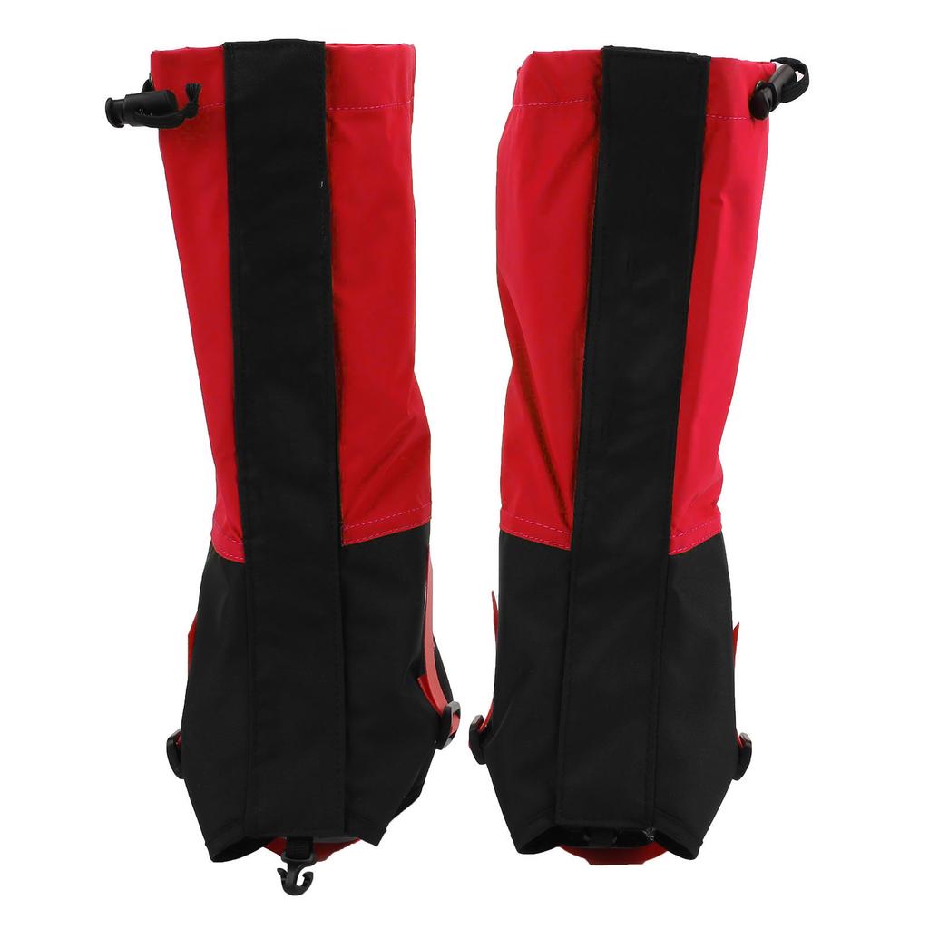 Kinder-Wüstensandfeste Schuhüberzüge, Gamaschen, Stiefelüberzüge zum Wandern und Reiten(rot )