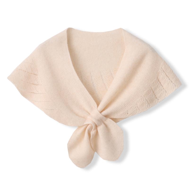 

100%Wool Triangle Scarve Shawls For Women Autumn Winter Soft Warm Elegant Wraps Knitted Cashmere Cape T-shirt Hoodie Shirt Suit 120cmx40cm бежевый