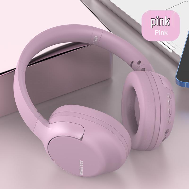 Bluetooth Headband Headset: Wireless Stereo, Noise-Canceling, Card Slot, Universal for Phones & Computers