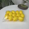 Simulation lemon fake yellow lemon model props decoration-yellow 30 pieces