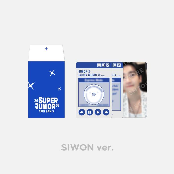 Pre-order SUPER JUNIOR 20th Anniversary Lucky Card Set