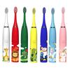 Cartoon-Themed IP7 Waterproof Kids' Sonic Electric Toothbrush with Soft U-Shaped Bristles
