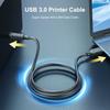 MINDPURE US102 2m USB3.0 Male to USB Type-B Male Printer Cable HD Printing Cord