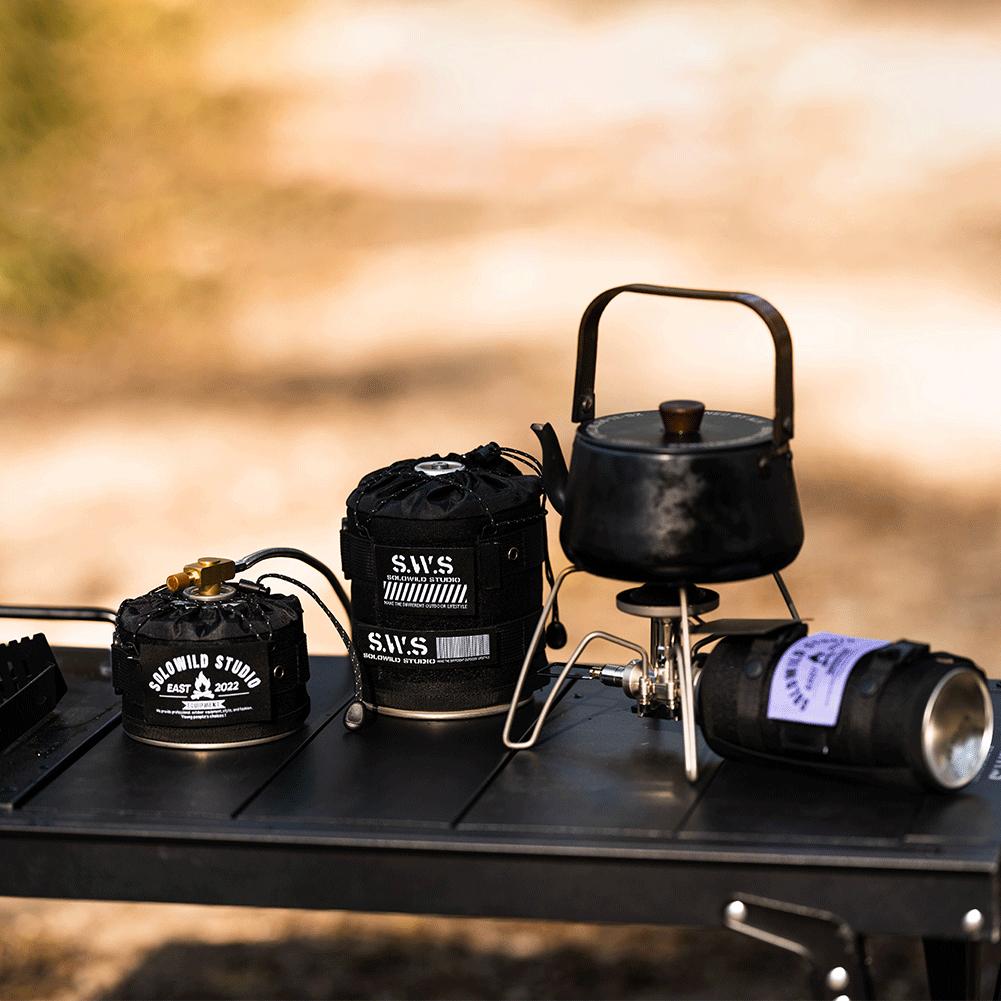 Camping Gas Protective Cover Anti-Fall Gas Tank Protective Case Waterproof Fuel Cylinder Protector for Outdoor Camping