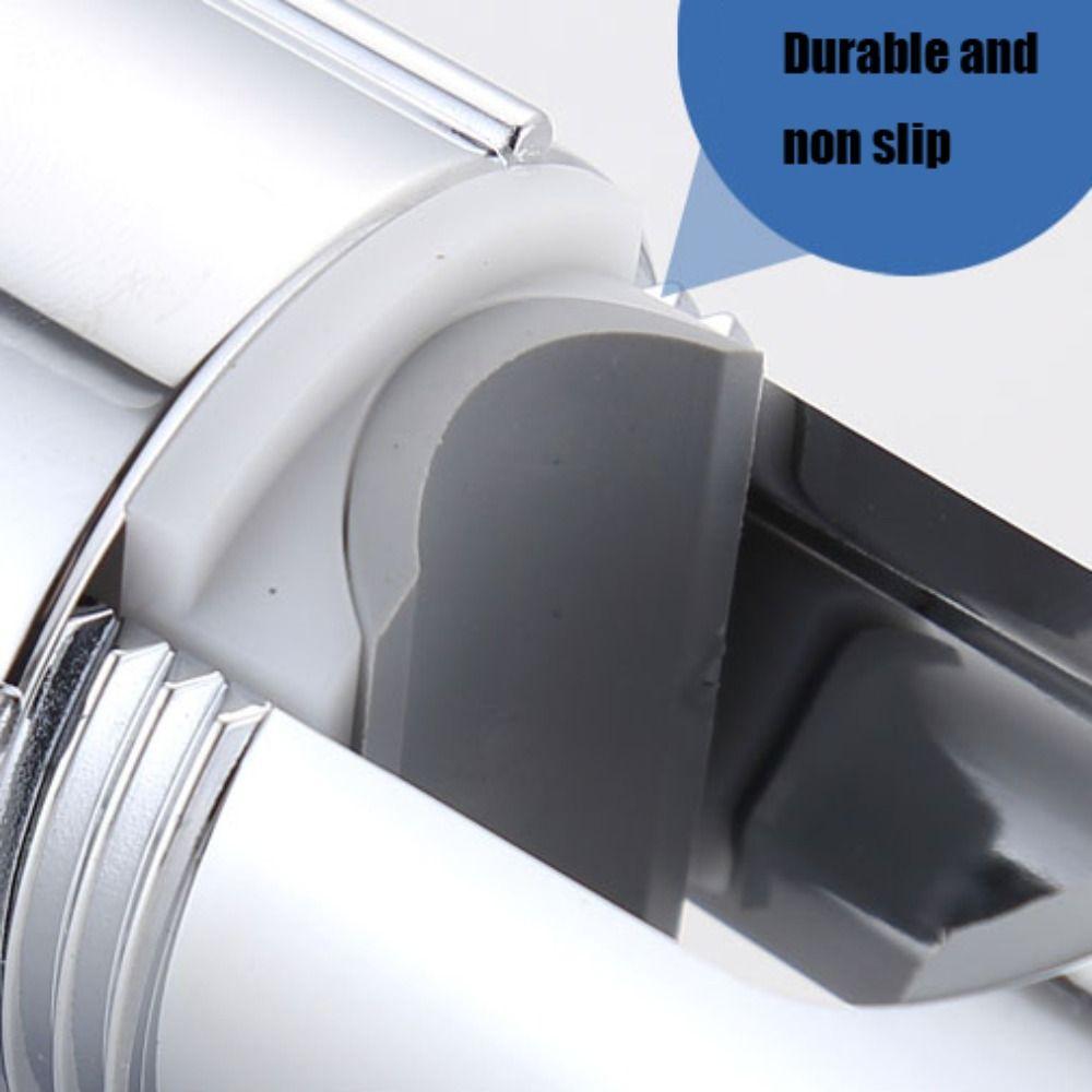 Punch-free Shower Holder 360 Degree Adjustment Shower Fixing Rod  Bathroom Storage Accessories