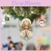 Acrylic Angel Car Interior Decor Pendant For Stylish Vehicle Accessories