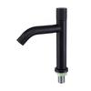 Basin Faucet Single Hole Cold Sink Water Tap Bathroom Cabinet Washbasin Faucet Black Silver Stainless Steel Deck Mounted Faucets