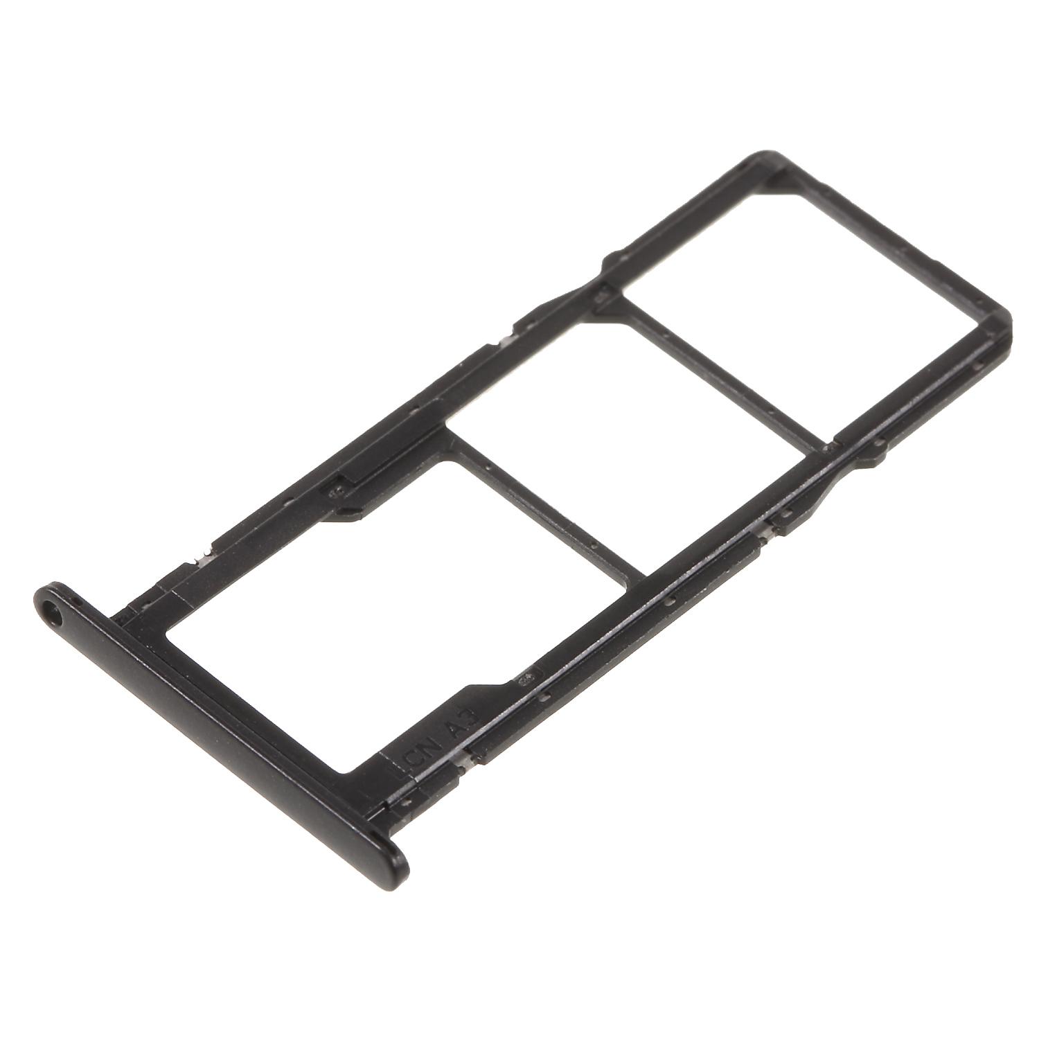 

OEM Dual SIM Card+Micro SD Card Tray Holders Replacement for Huawei Y5 (2018) Black