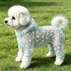 Abbigliamento Traspirante con Cappuccio Protezione Solare Tuta a Rete a Quattro Zampe Copertura per Animali Domestici Estate Cane Gatto