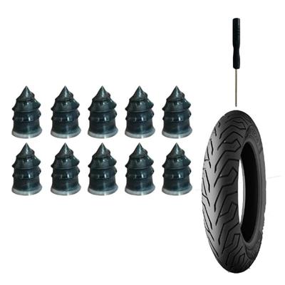 Tire Repair Kit, Rubber Nails + Metal Needles, Quick Patches, Tire Puncture Nails, Puncture