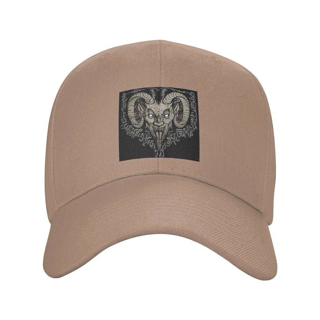 Unisex Baseball Hats Krampus Nacht Baphomet Goat Head Outdoor Streetwear Summer Sports Baseball Caps Hip Hop Cap Casquette Hats