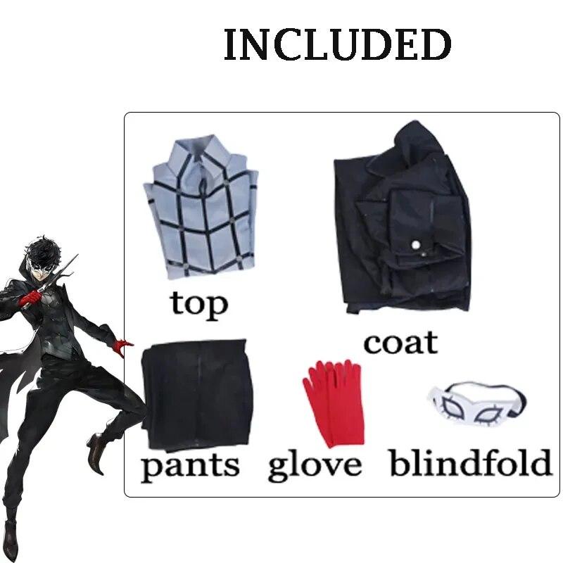 Lixinya Akira Kurusu Anime Halloween Carnival Outfits Party Clothing