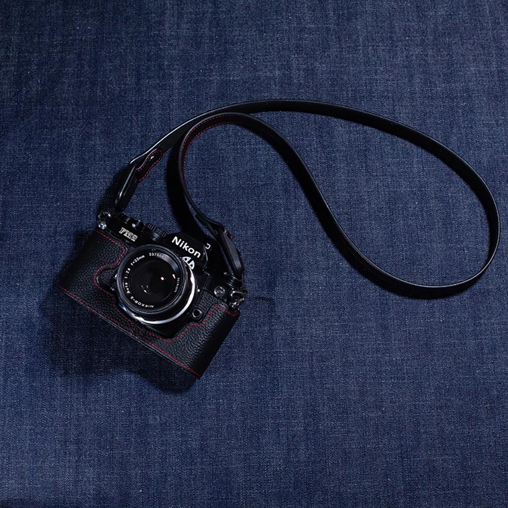 For Nikon FM2/FE2 Case Genuine Real Leather Half Cover Bag Case FM2/FE2 Case Handmake Leather Camera Bag Photography Accessories