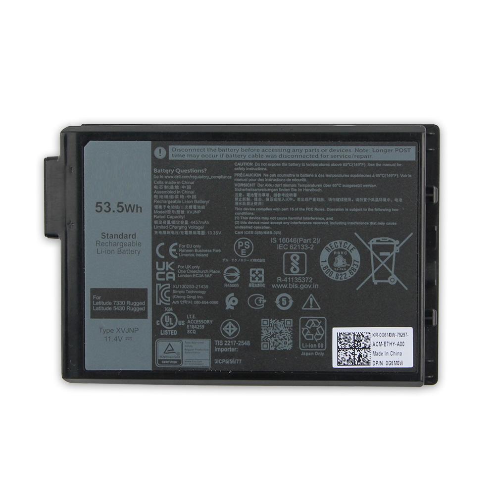 NEW Replacement Battery XVJNP For Dell Latitude 7330 Rugged Latitude 5430 6JRCP 4457mAh