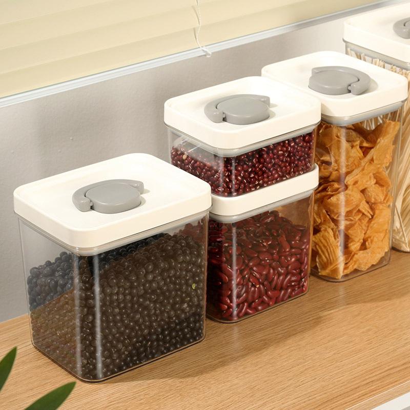 1PC Sealed Jars Grains and Cereals Storage Box Household Jars Storage Jars PET Transparent Bottles  Food Container Kitchen Items