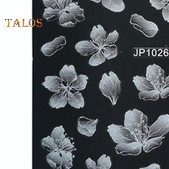 Nail Art Sticker Butterfly Moon Engraved Design Beauty Paper Multi-shaped Fingernails Decor for Professional Use