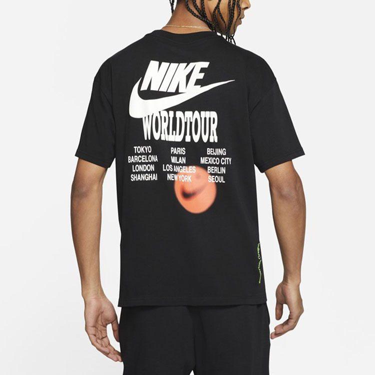 Nike T Shirts Men's Black Crew Neck Moderate DR1210-010