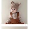 Gorro de Punto para Bebé Niños Pequeños Cálido Protección para Orejas Gorro de Invierno Gorro de Algodón Niños Niñas 6-36 Meses