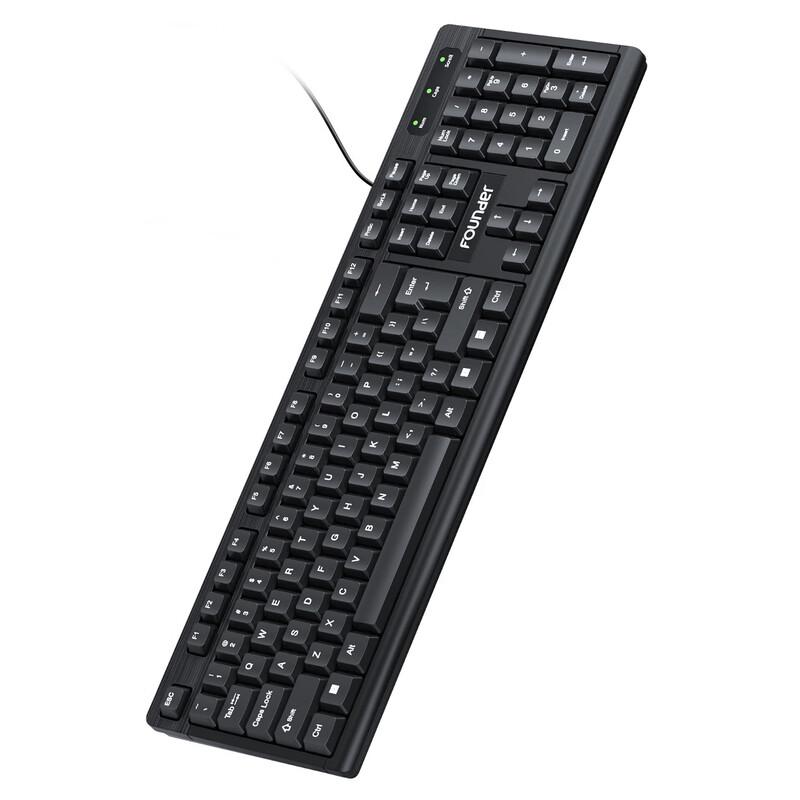 Founder KM110 Wired Keyboard and Mouse Set