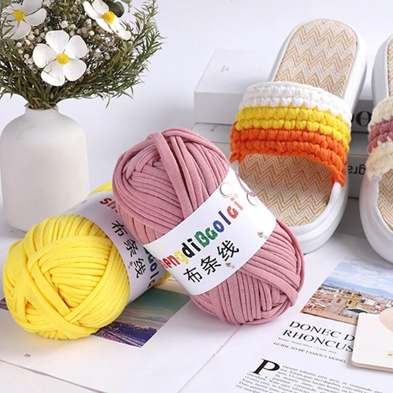 High Elastic Cloth Thread With Multiple Assorted Colors And Slight Elasticity For Diy Knitting Crochet Handmade Craft Projects