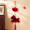 Traditional Chinese Style Pendant Good Luck Tassel Spring Festival Pendant Bell Flower Wall Door Hanging Ornaments New Year Gift