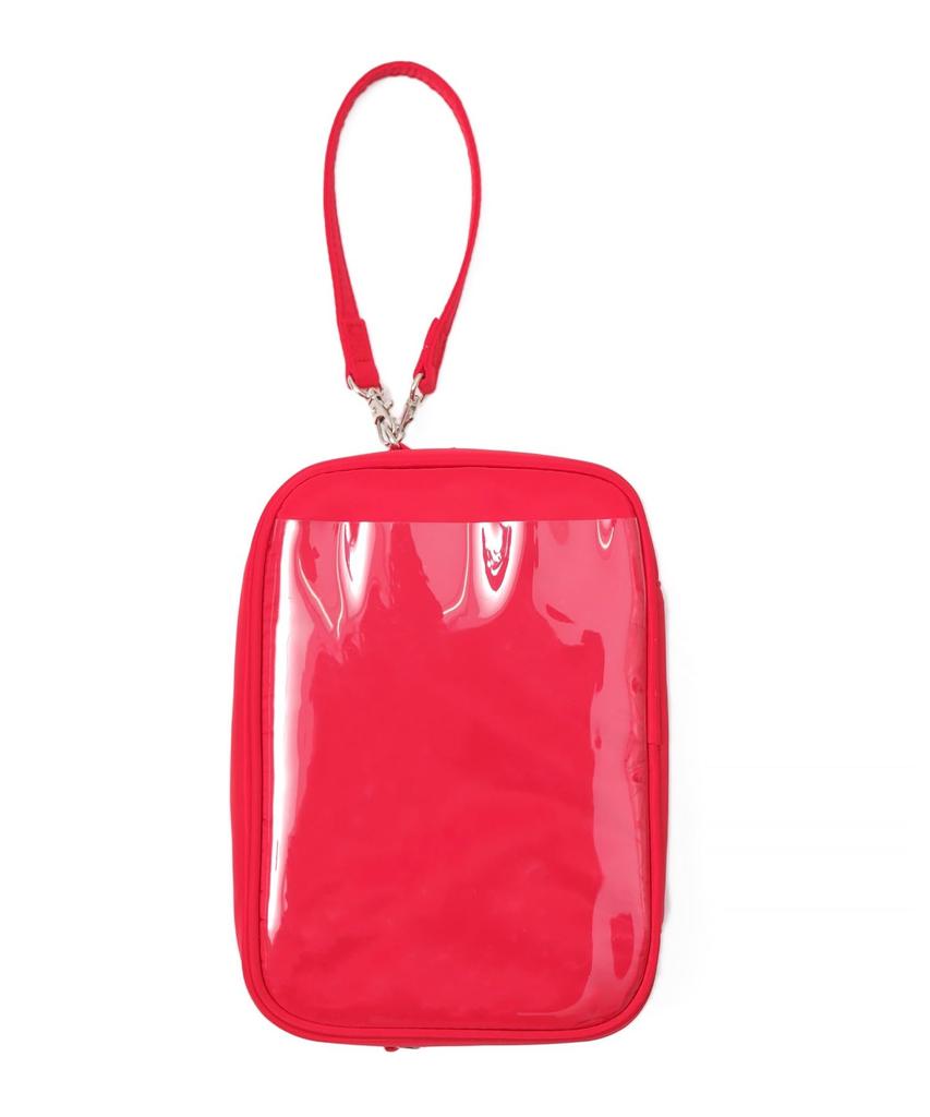 WEGO Plush Perfect for Plush Ita Event Size Sax Multi-Way Pouch, Clear, Decorative, Oshikatsu, Pouch, Bag, Bag, Gift, Present, Spring, Summer, Autumn,