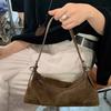 Matná dámská crossbody kabelka Jednobarevná jednoduchá kabelka Luxusní móda Retro taška přes rameno Párty