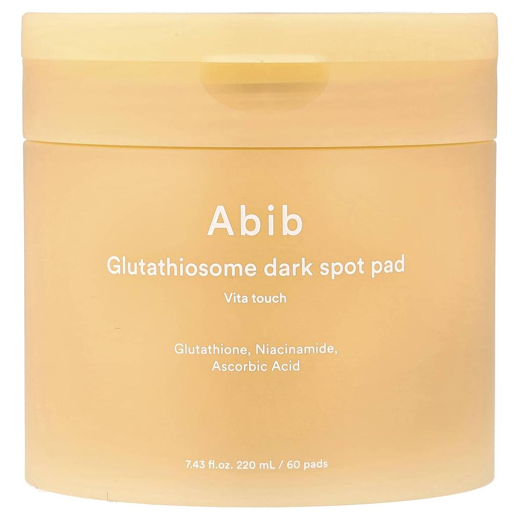 Abib Glutathiosomal Dark Spot Pads Vita Touch, 60 Sheets, 220ml (7.43 fl oz)