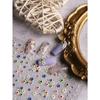 1pc Spring & Summer Floral Embossed Nail Art Stickers, 5D Adhesive Nail Decorations For Acrylic Nails, Women & Girls Nail Art Supplies
