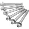 6 Pcs Wheel Hub Bearing Mounting Bolts for Jeep Grand Cherokee 2000-2010 34201535 Silver Tone Metal Durable Material
