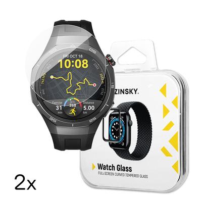 Szkło Hartowane Do Huawei Watch GT 5 / GT 5 Pro / GT 4 / GT 4 Pro / GT 3 / GT 3 Pro Full Glue 42mm - 2 Szt.