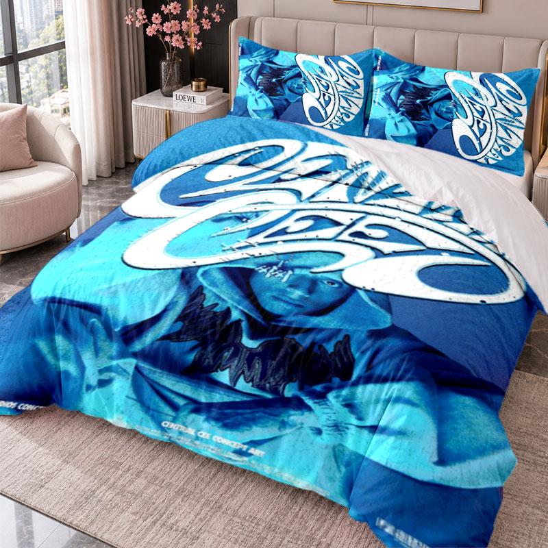 Central Cee 3Pcs Bedding Set Duvet Cover With Two Pillowcases For Bedroom Home Decoration