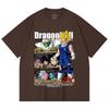 230 Gsm 100% Cotton Dragon Ball V6 Majin Vegeta Print Unisex Heavy Cotton T Shirt