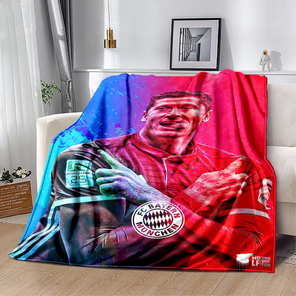 Bayern Munich Blanket Ultra-Soft Great for Office Chair Seaside Sofa Four Seasons Multipurpose Digital Print Gifts For Family Or Friends