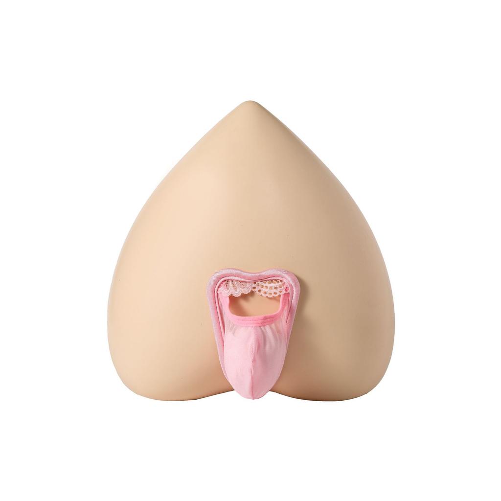 C-shaped Pants Sexy Couple C-shaped Pants Panties T-shaped U Seamless Elastic Groin Pants Women's Lace Fluff Convenient