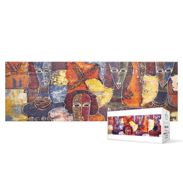 

126-piece jigsaw puzzle / Anoir women of Uganda (mini), popular Korean puzzle
