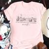 Westliche Wüste Psalm Bibelvers T-Shirt Vintage Kurzarm Gott Anbetung T-Shirt Jesus Glaube Tees Damen Christliche Oberteile Bekleidung