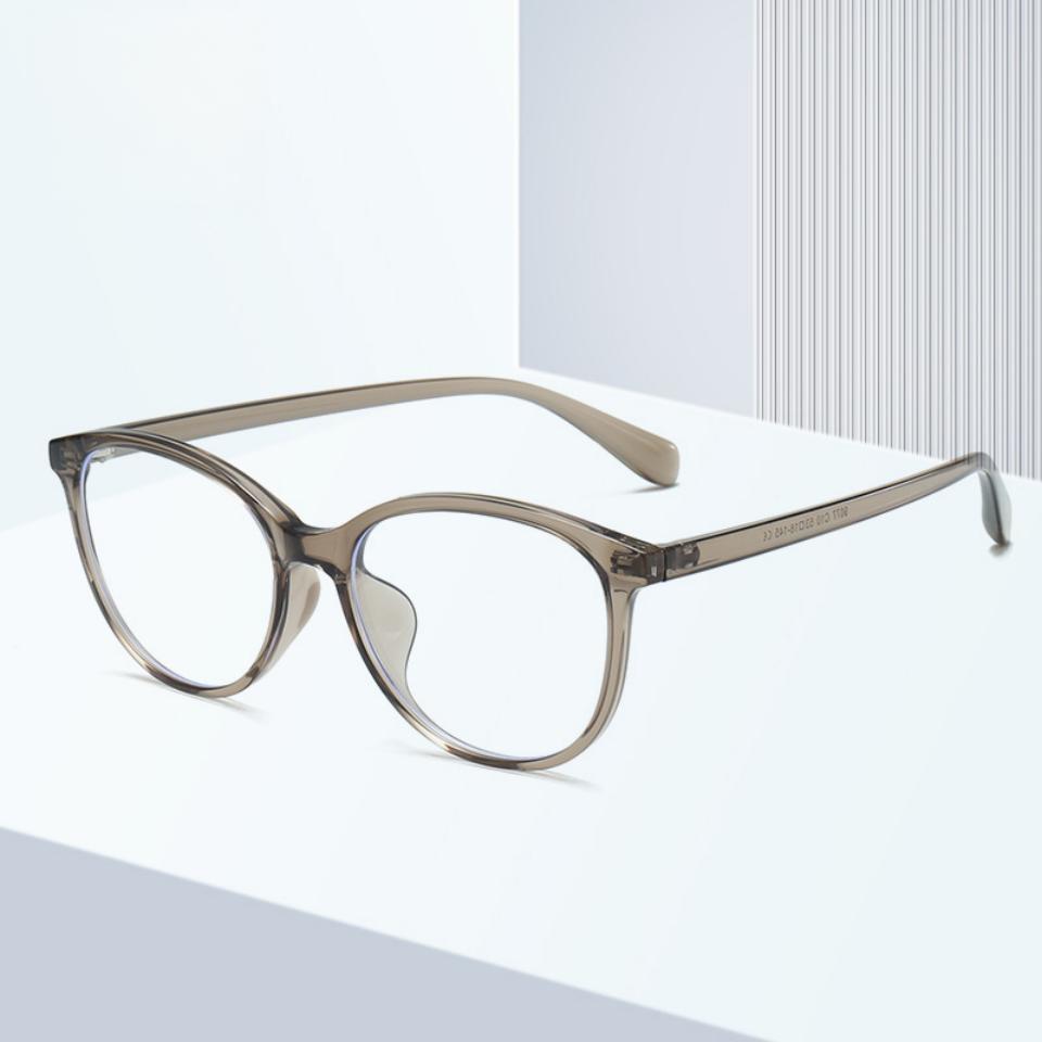 2026 New Fashionable High-end Minimalist Women's Cat Eye Glasses Frame Casual Business Ultra Light Anti Blue Light Men's Glasses