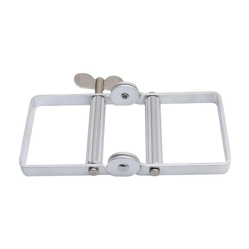 New Hot Silver Aluminum Manual Toothpaste Dispenser Tooth Paste Tube Squeezer Accessories Hair Color Dye Rolling Squeezing Tools