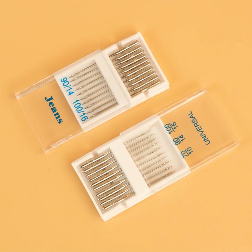 20pcs Sewing Machine Needles Jeans Universal Regular Point Sewing Needles Ball Point Head for Homehold Sewing Machine Supplies