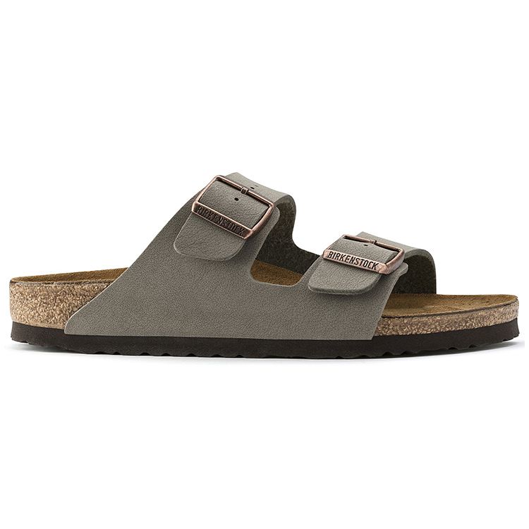 Birkenstock Arizona Birkibuc Stone Unisex Sneakers Grey 0151211