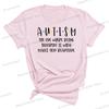 Autism Awareness Shirt Autism Acceptance T Shirt Gift Special Ed Gift Women Crew Neck Short Sleeve Tshirt Neurodiversity Tshirt