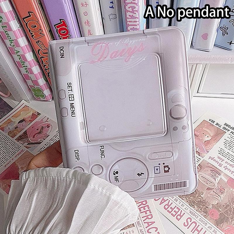 

3 Inch 40 Slots Photo Album Collector Book Photocard Holder Card Holder Sweet Square Hollow Ins Cartoon Album Cards Binder A No pendant