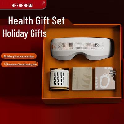 HEZHENG Eye Massager & Smokeless Moxibustion Gift Set CN Plug (adapter Included)