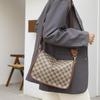Classic Plaid Bags For Women Fashion Printed Shoulder Bag Large-Capacity Pu Leather Crossbody Bag Daily Use Handbag Purse CLE