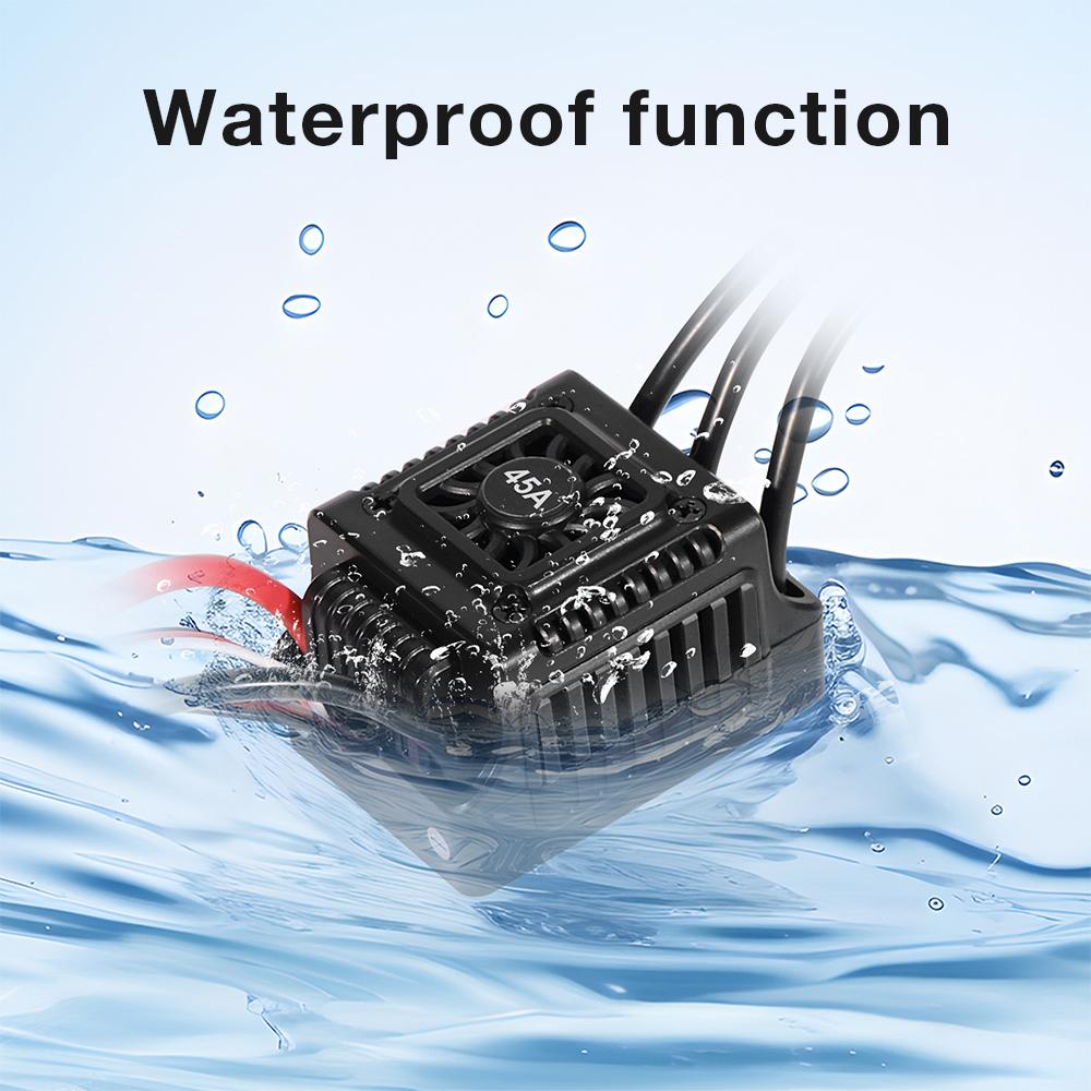 Wtyczka T/XT60 35A 45A 60A Bezszczotkowy regulator obrotów ESC bez czujników Wysokiej jakości bezszczotkowy kontroler prędkości Karta programująca ESC do samochodów RC Ciężarówek RC