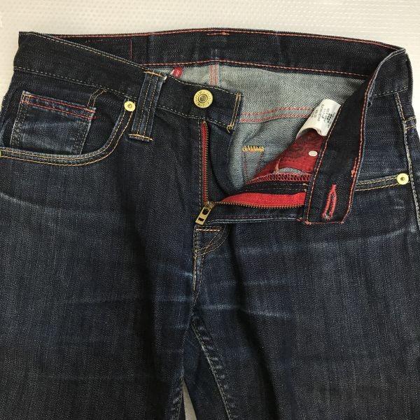 Levi's 504 Straight Denim Pants Men W29 L32 Indigo Japan Tag Trousers cBH616-g