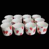 50pcs Red Strawberry Letters Muffin Liner Cases for Birthday Wedding Party Baking Paper Cake Cups