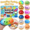 Barevné Dumpling Squishy Antistresové Mačkací Míčky Dušený Plněný Bun Super Plyšové Pomalá Vratnost Dospělí Oslavné Dárky
