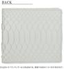 White Japanese-made Leather Bifold Wallet for Men and Women, Made from a Single Piece of Genuine Snakeskin Leather. Features Include a Coin Purse,